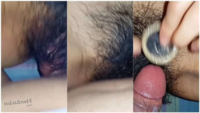 คลิปโป๊แอบหนีเมียมาเย็ดกับกิ๊กใหม่ หีสวยขนดกแบบนี้กลิ่นคงจะหอมน่าดู